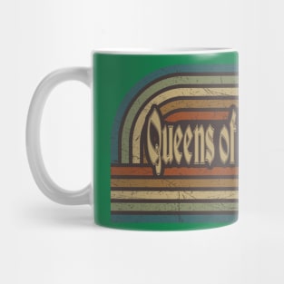 Queens of the Stone Age Vintage Stripes Mug